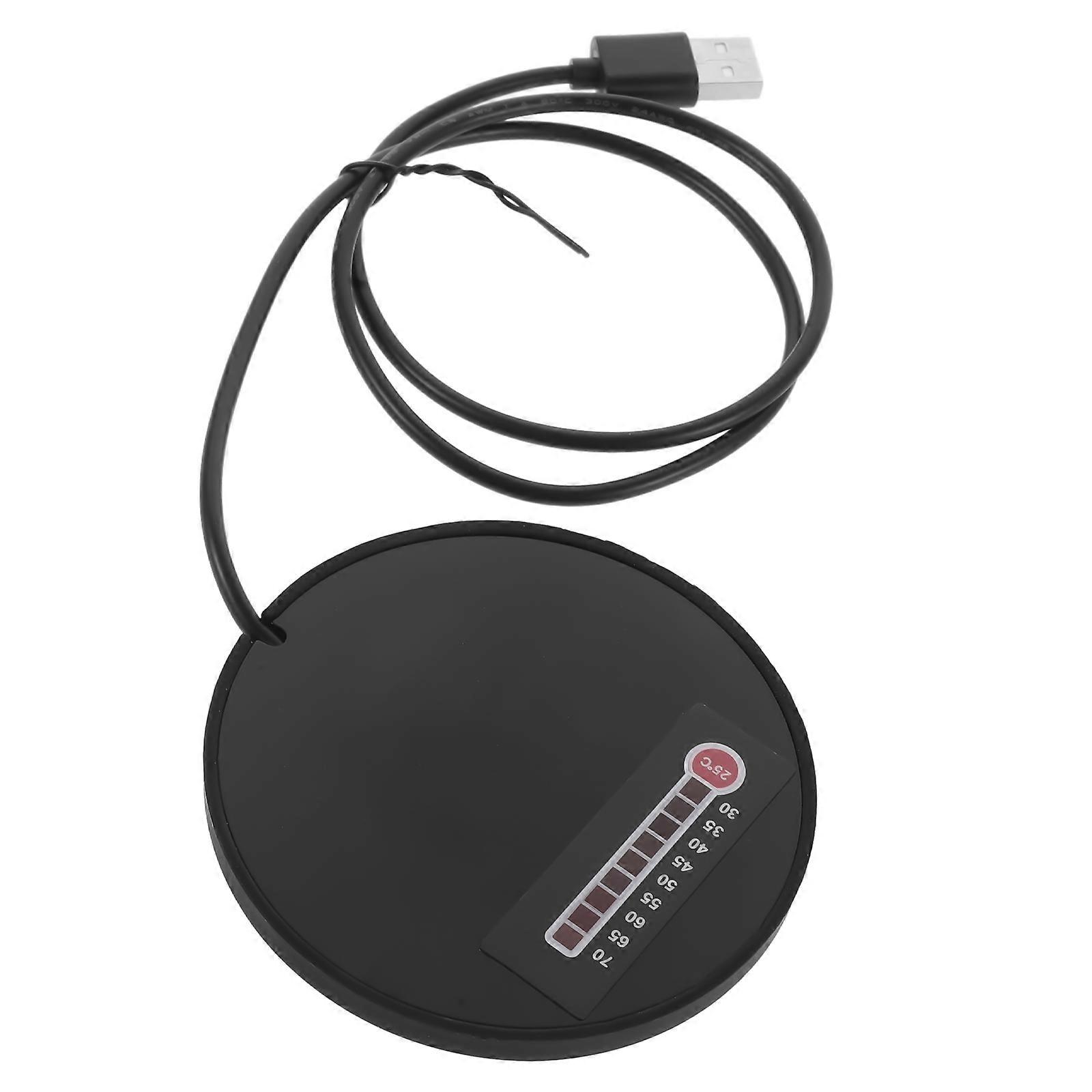 Reusable Mug Warmer Electric Heating Coaster for Cup with Temperature Display Assorted Color