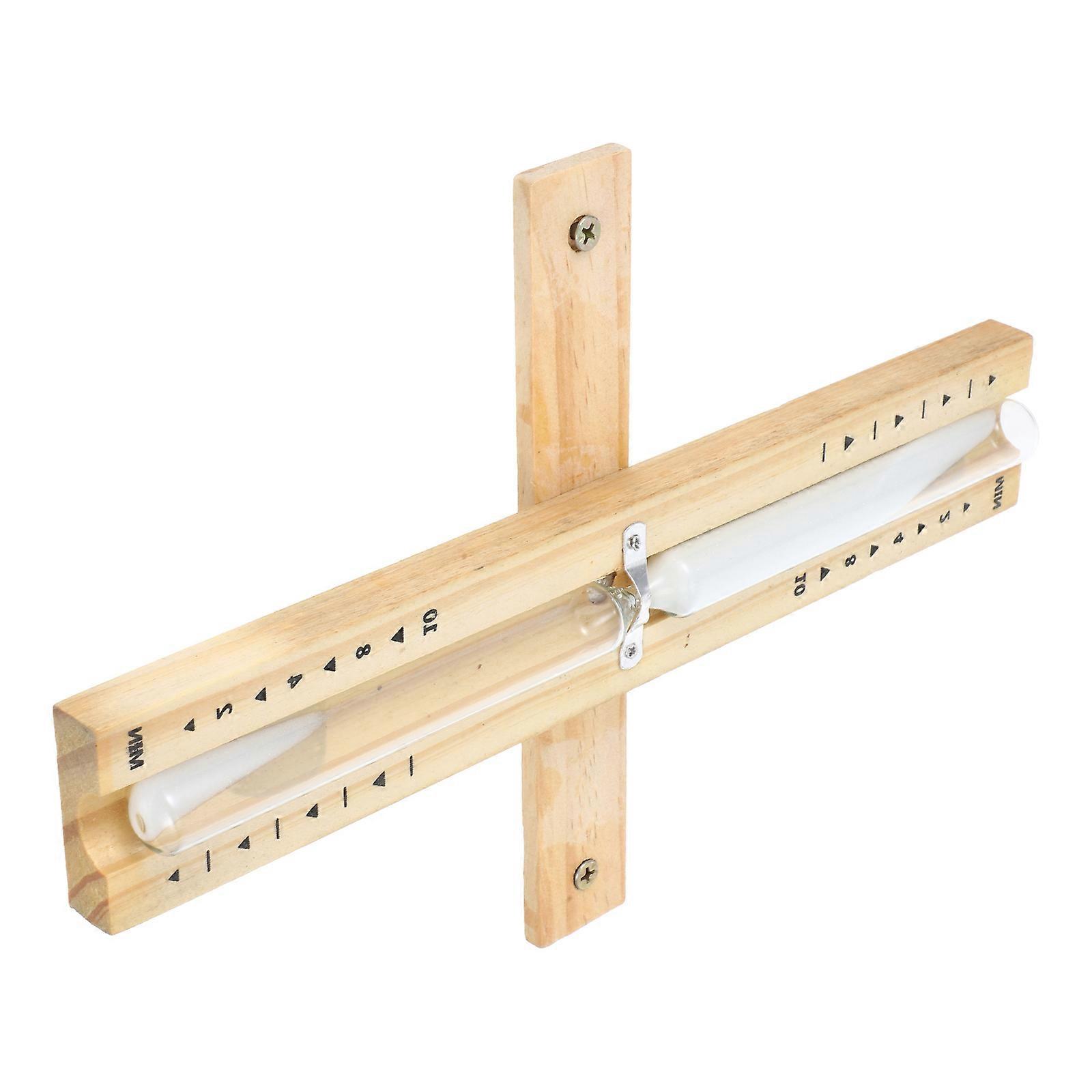 Wooden Hourglass Timer for Home with Simple Design and Excellent Workmanship Multi Color 10 Minutes