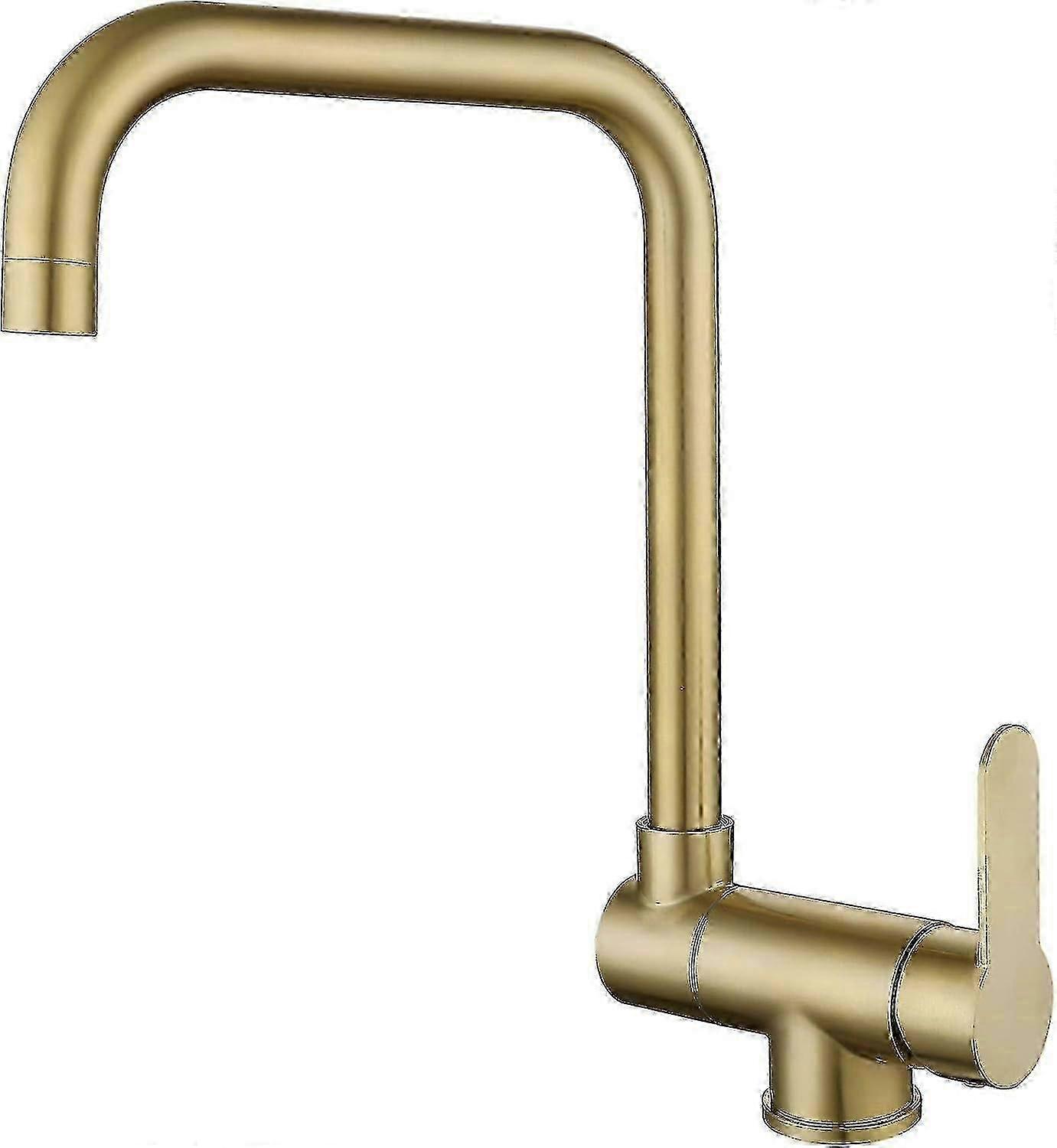 Copper Foldable Kitchen Faucet for Window Sink with Mixer Function