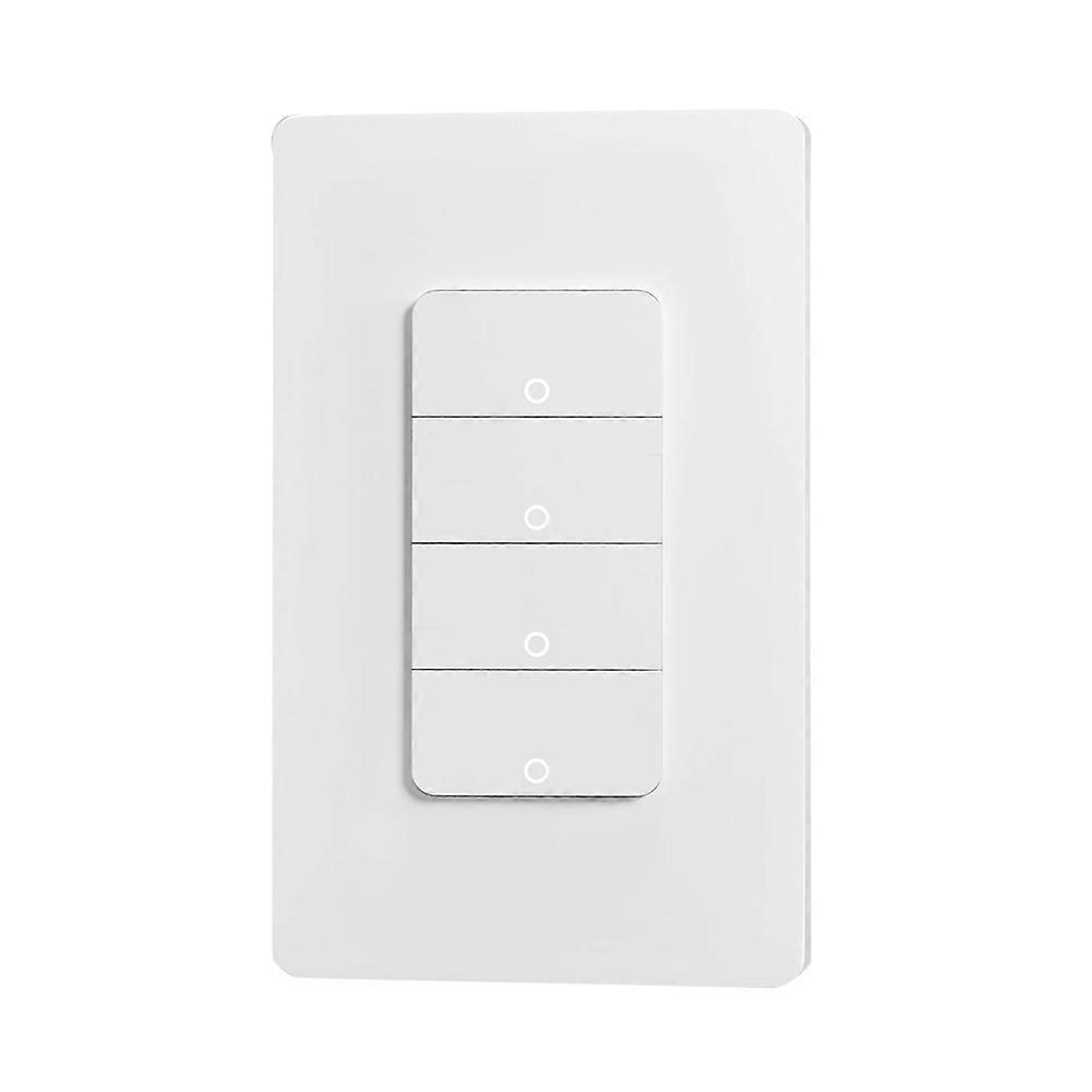 Tuya Zigbee Switch Single Fire Zero Fire Universal Switch Remote Timing Control 120Type Pushbutton Wall Switch US Plug D