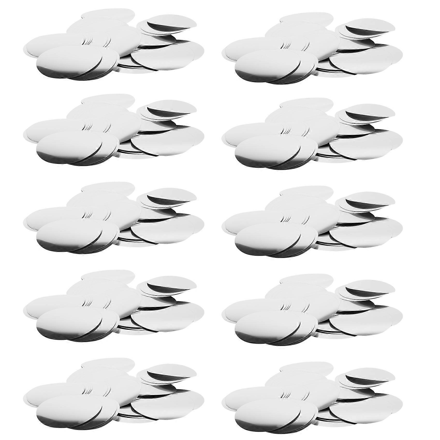 500Pcs 3Inch Silver Wine Pourer Disk Drip-Proof Drip Pouring pour Spout