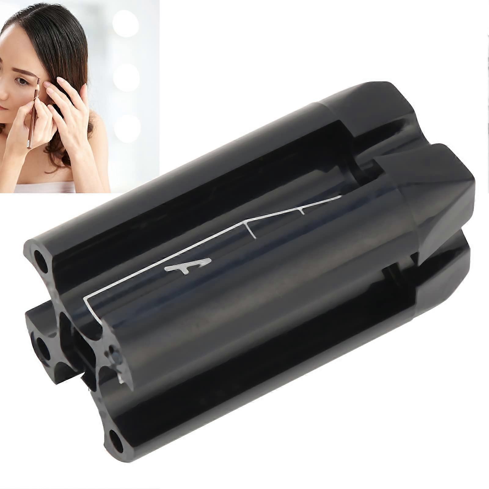 4in1 Eyebrow Pencil Sharpener for Precision Brow Shaping and Permanent Makeup, Black