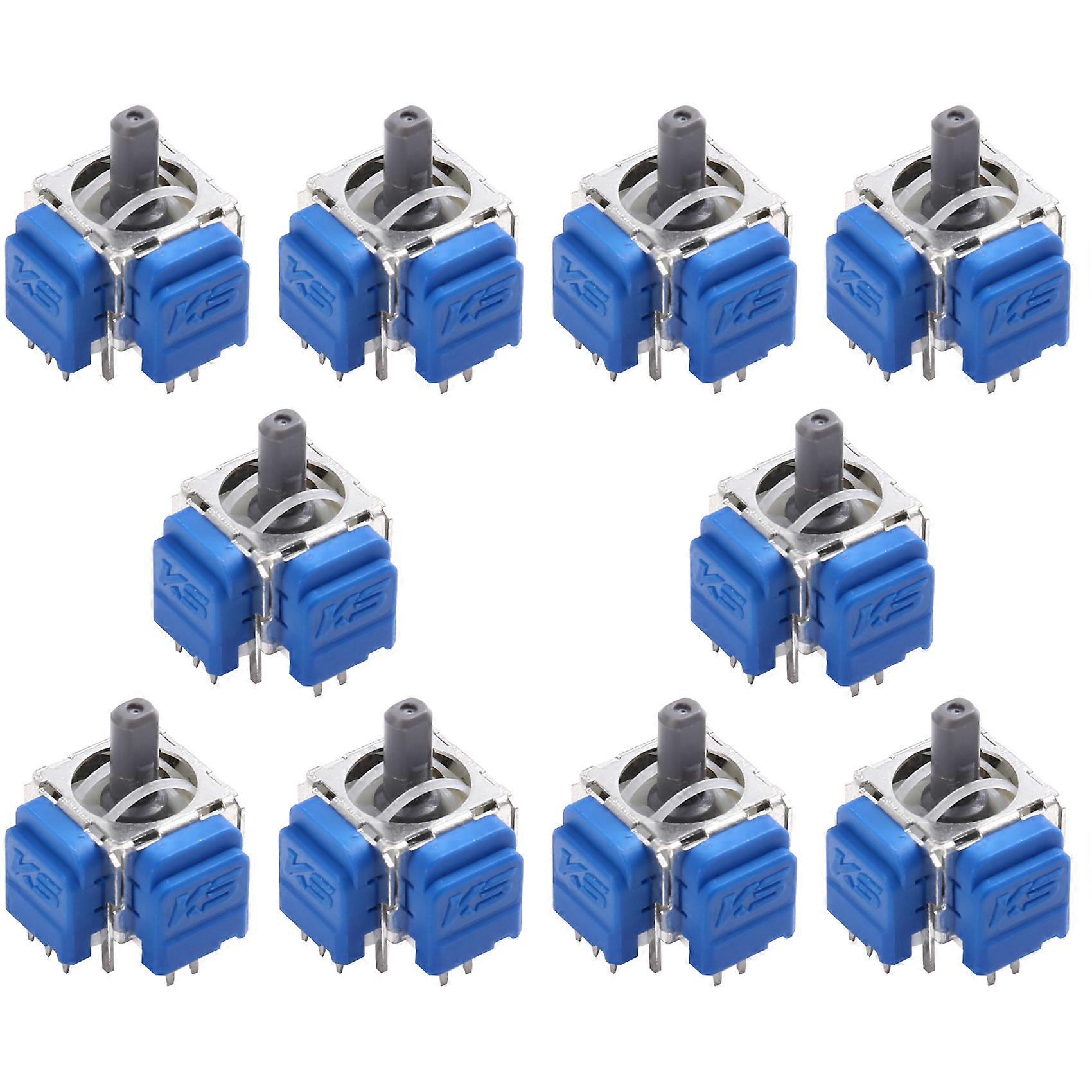 10PCS TMR Electromagnetic Hall Effect Joystick for PS5 Controller 3D Analog Stick Replacement Repair Parts