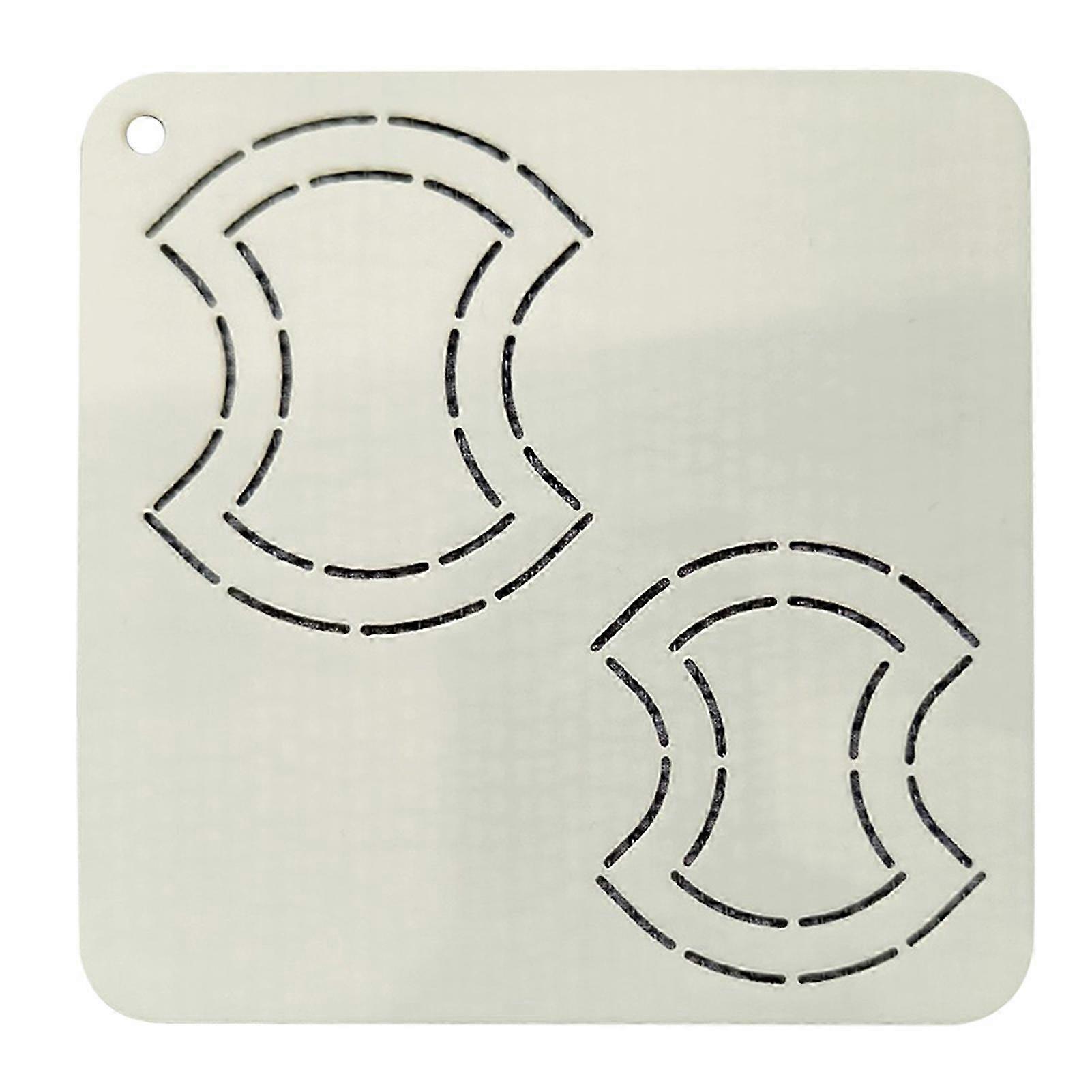 Premium Plastic Stitching Stencil Plastic Structure Quilting Stencil Professional DIY Sewing Tools