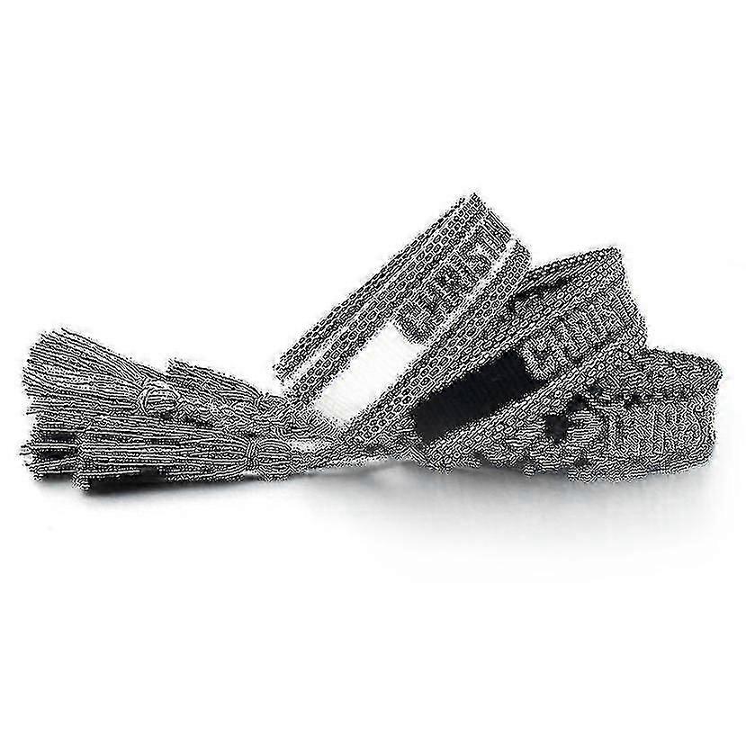 Adjustable Hand Braided Bracelet With Fringe