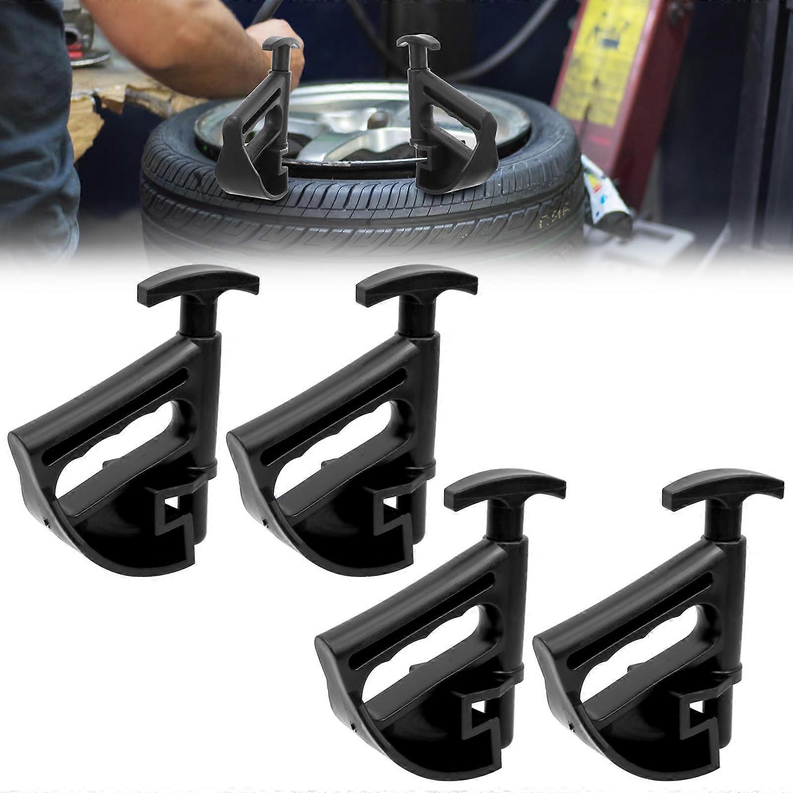 4 Pcs Nylon Tire Bead Clamp Tire Changer Tool for Fast Wheel Changing and Secure Bead Positioning
