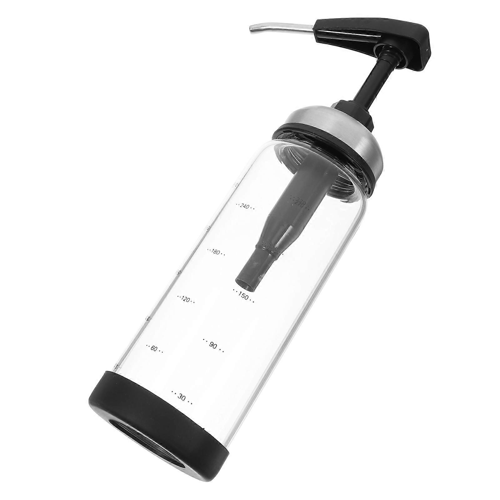 Salad Sauce Bottle for Sauce Storage Function 300Ml Black Kitchen Use