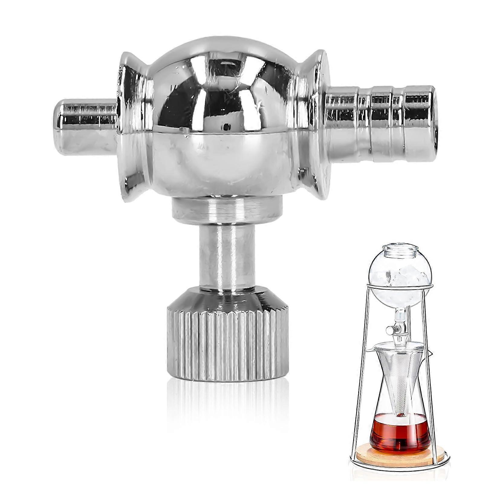 Coffee Drip Pot Regulating Valve with Precise Flow Control, Stainless Steel Cold Brew Maker Valve