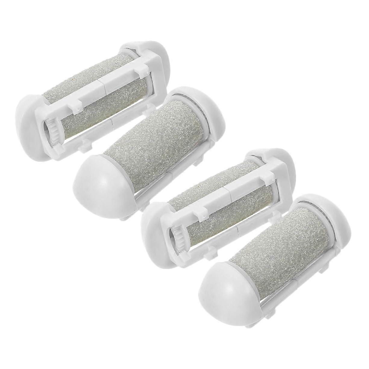 4pcs Electric Foot Callus Remover Rollers, Coarse Replacement Heads for Smooth Feet