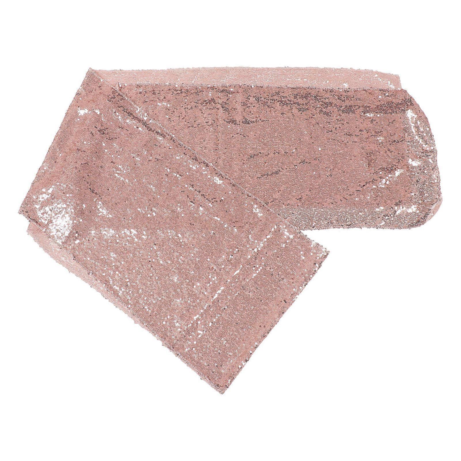 Glitter Tablecloth European Style Table Flag Decorative 2Pcs