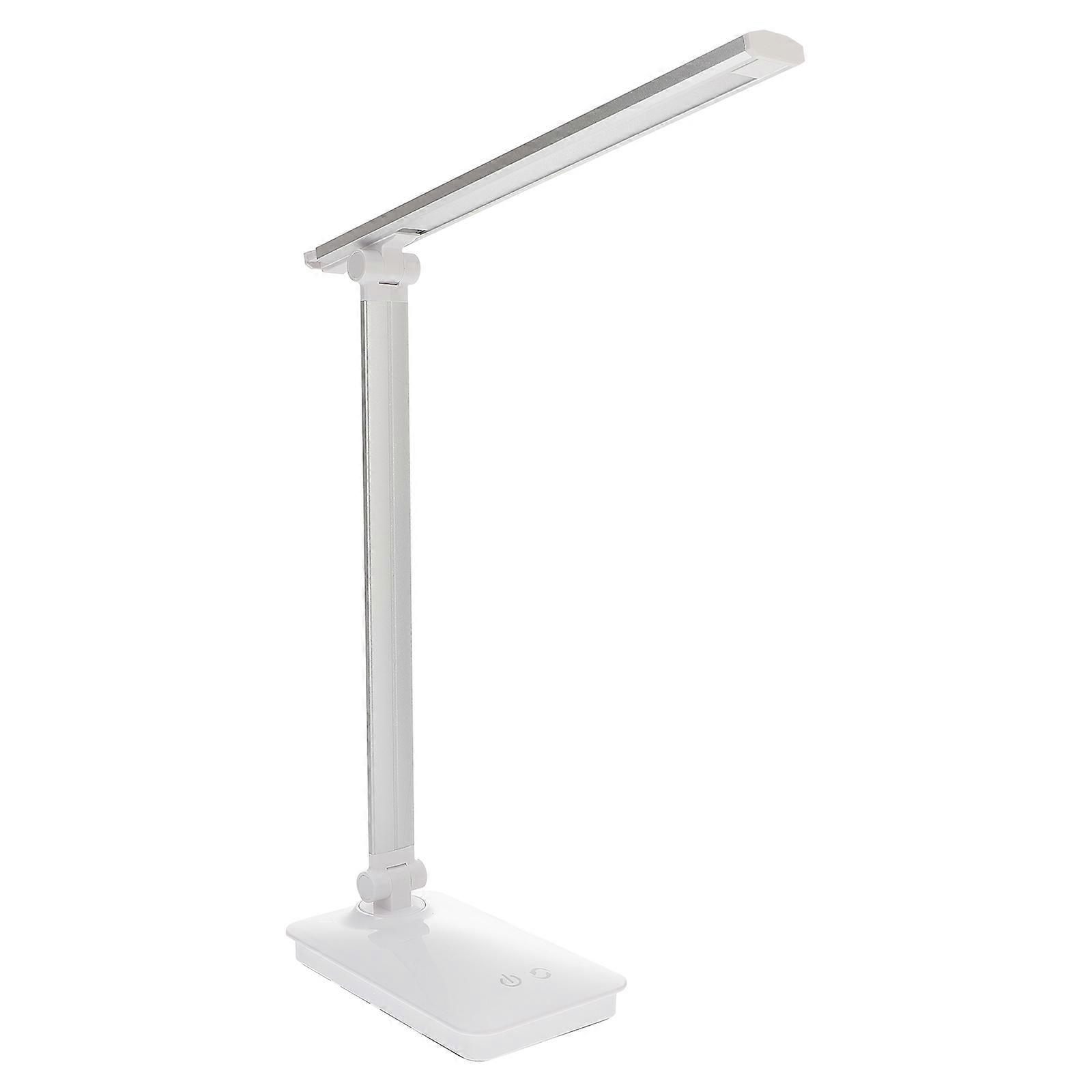 Silver Desk Lamp Eye-Protection Lamp with USB Touch Control 3Pcs Pack