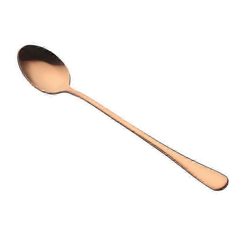 2025 Stainless Steel Long Handle Spoon Flatware Coffee Drinking Tool Kitchen Gadget