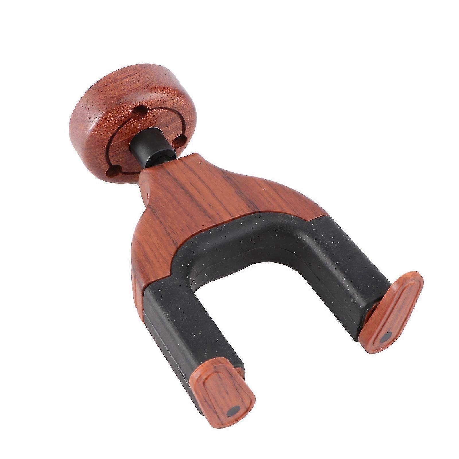 Guitar Hangars Hook Holder for Wall Mount with Wood Metal Rubber