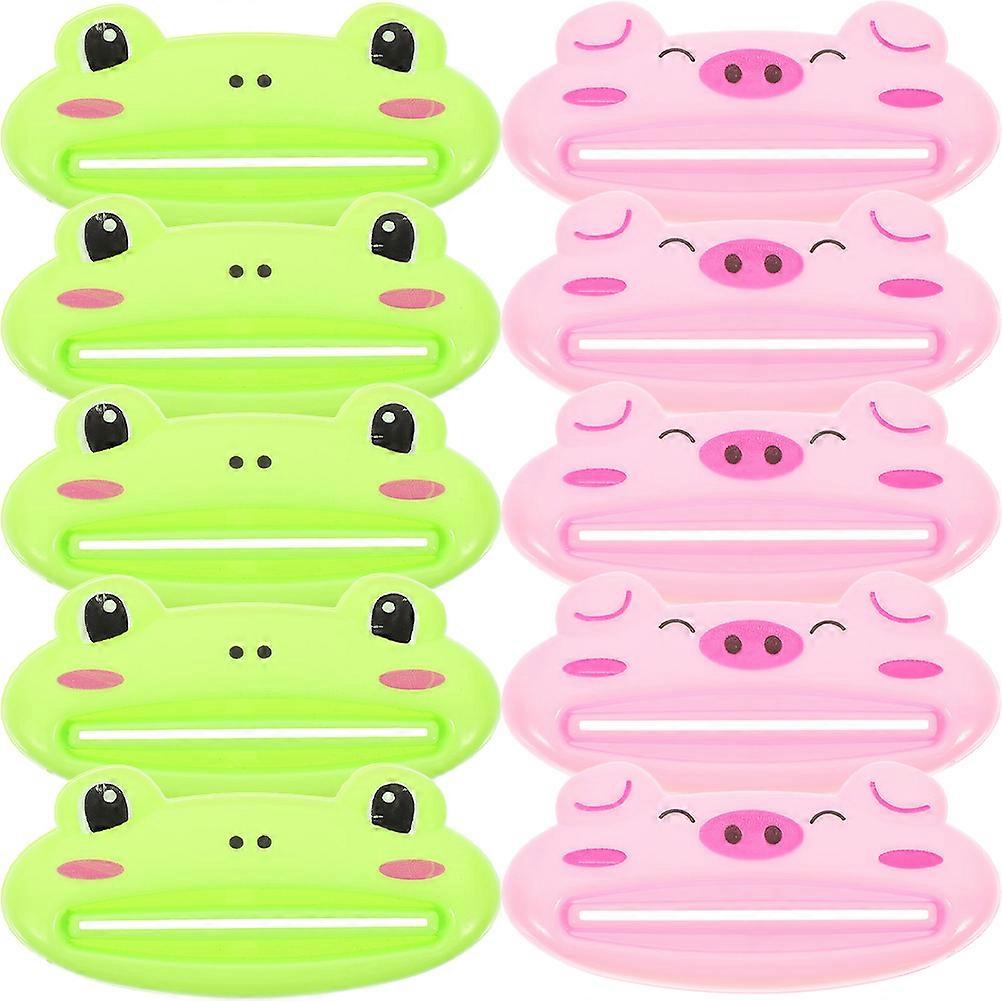 Animal Toothpaste Squeezer 50 Pcs Clip Dispenser For Daily Use Bathroom Compressed Squeeze Tool Assorted Color