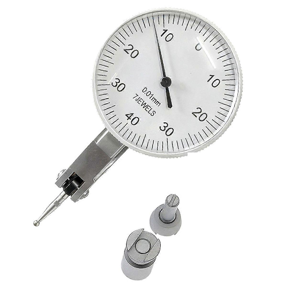 0 - 0.8MM Large Dial Lever Indicator with High- Probe 0.01 Micrometer Indicator Measuring Instrumen