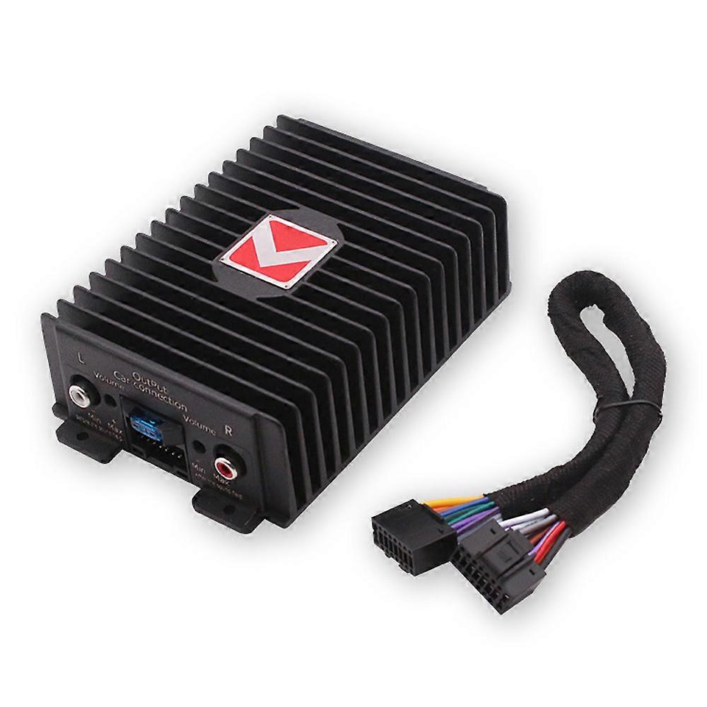 4-Channel Car Amplifier 80Wx4 Audio Modification Power Amplifier Digital Sound Processor Class A/B for Android Car Player