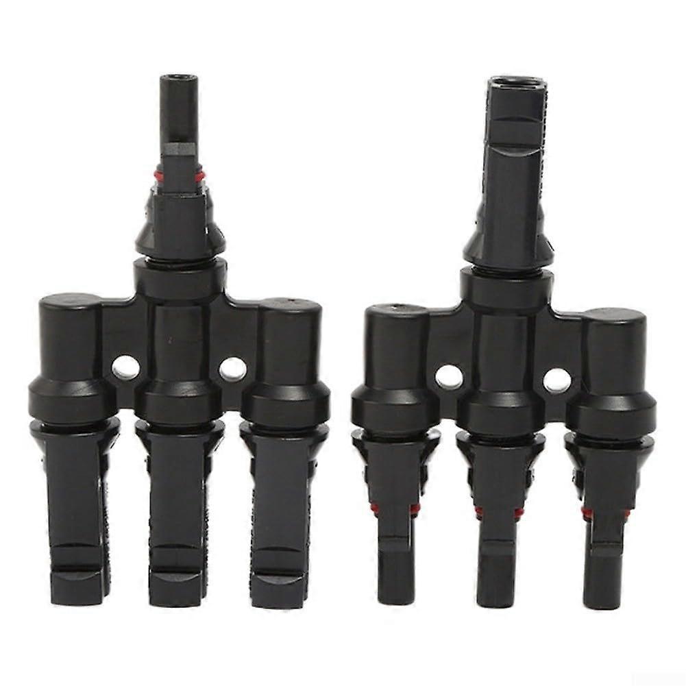 Solar Panel Connector MC4 1 to 3 Splitter T Type Waterproof TinPlated Copper Core HeatResistant