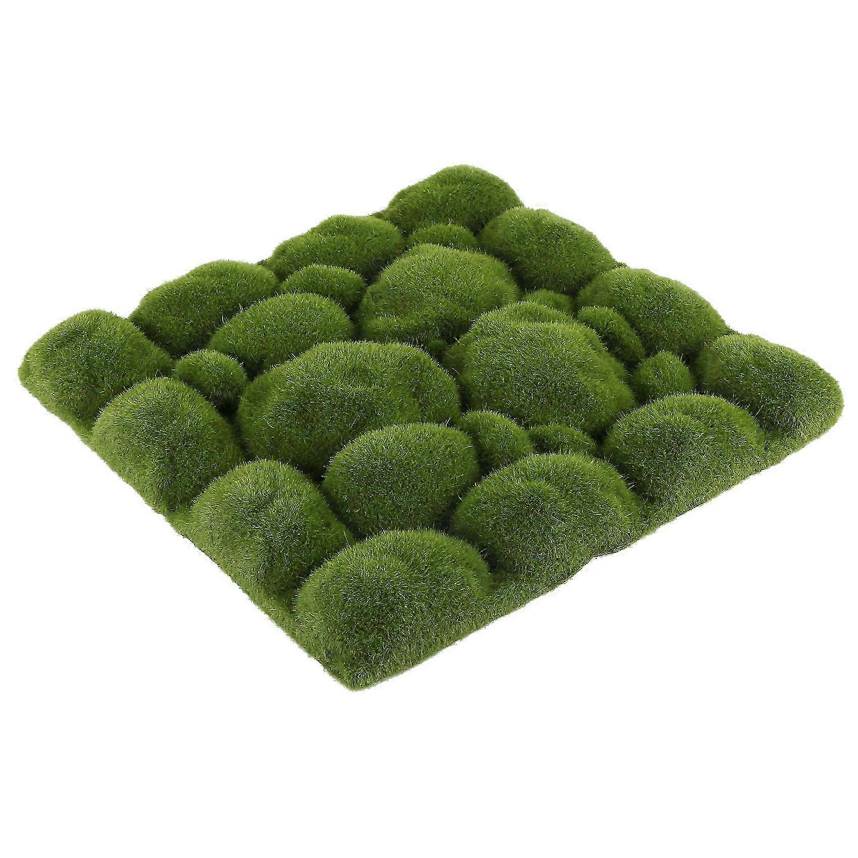 Grass Mat- Stone Shape Artificial Lawns Carpets Fake for Home Decor