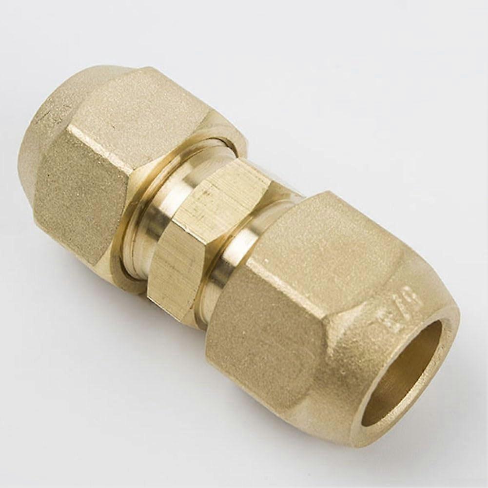 2PCS Brass Copper Pipe Connector 5/8 Inch HVAC Refrigeration Fitting LeakResistant Durable