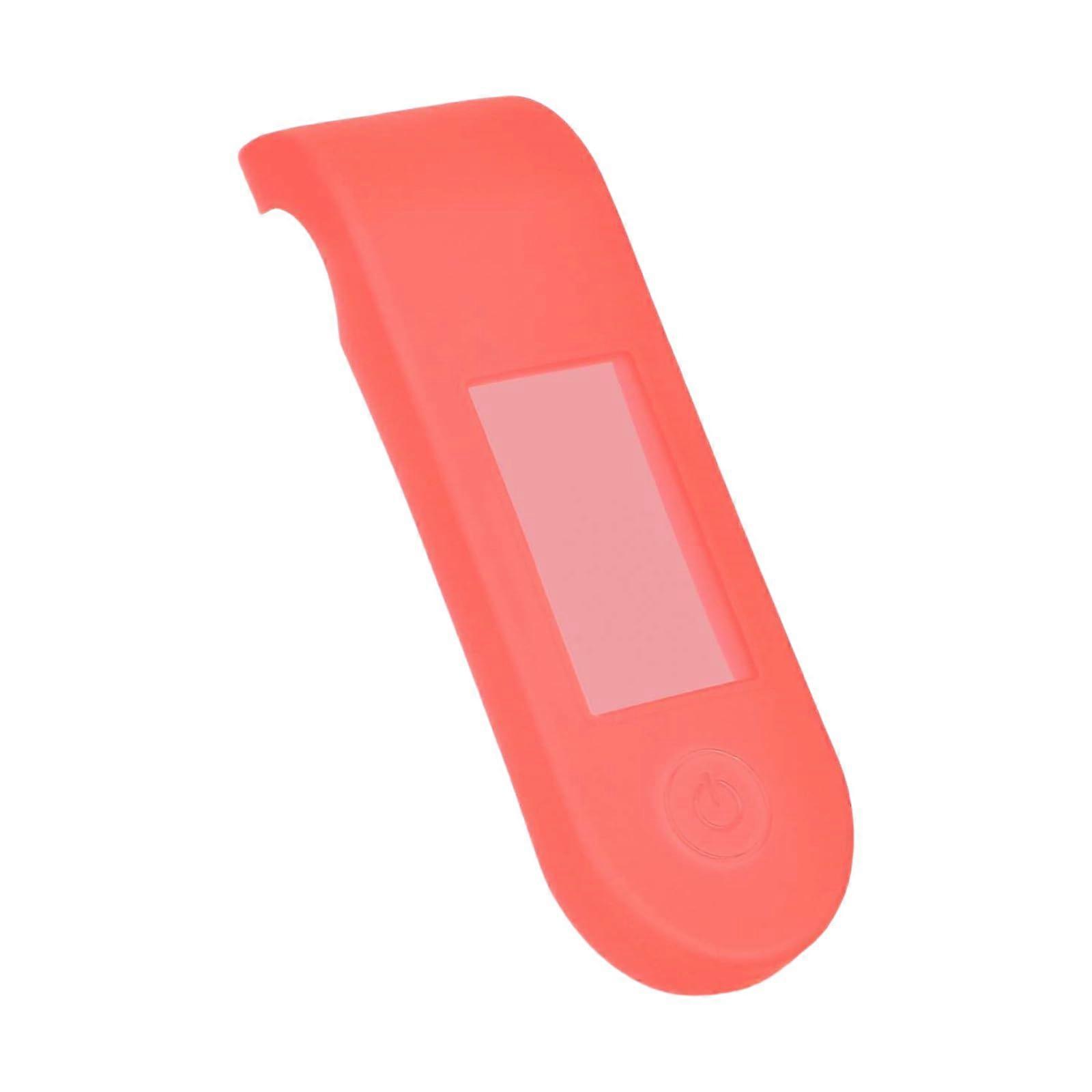 Electric Scooter Waterproof Dashboard Silicone Cover ScratchResistant Display Panel Protector Red