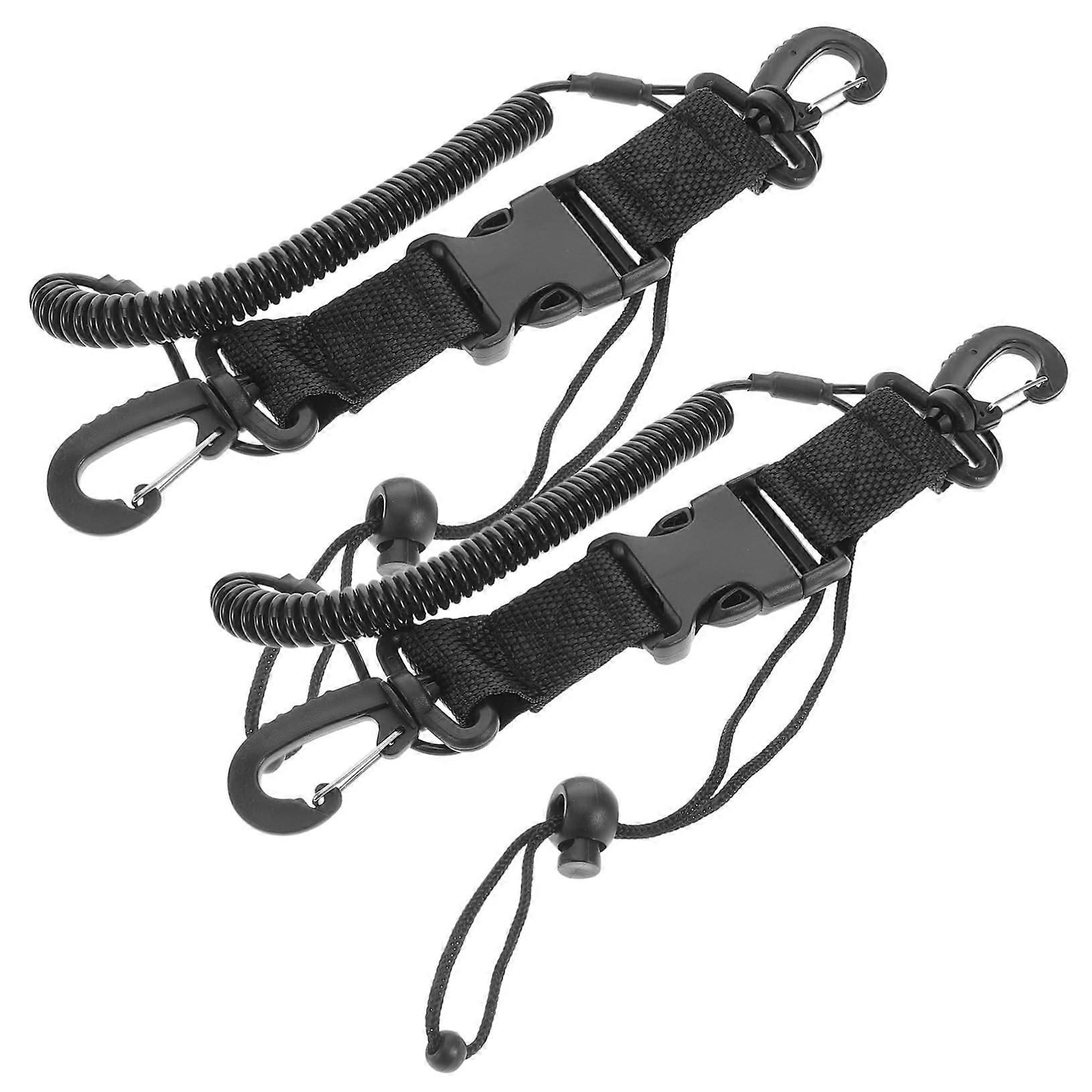 2pcs Underwater Camera Wrist Strap with Quick Release AntiLoss Diving Lanyard Adjustable Spring Coil