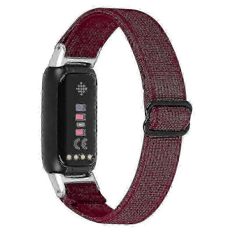 Green Soft Nylon Adjustable Replacement Watch Band for Fitbit Luxe