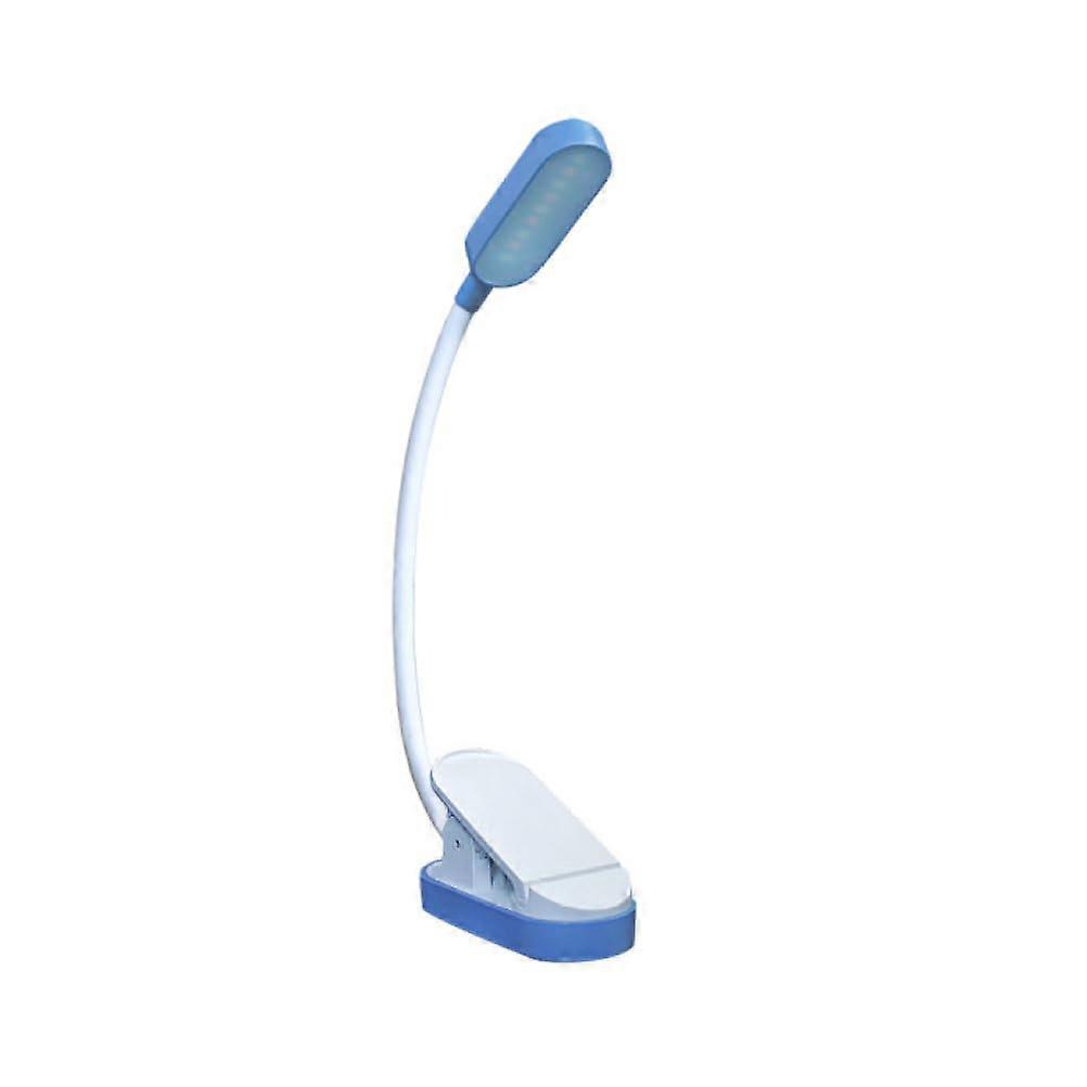 LED Book Light USB Powered with Clip, Adjustable Brightness, Warm Cool Modes, EyeCaring Bedside Lamp