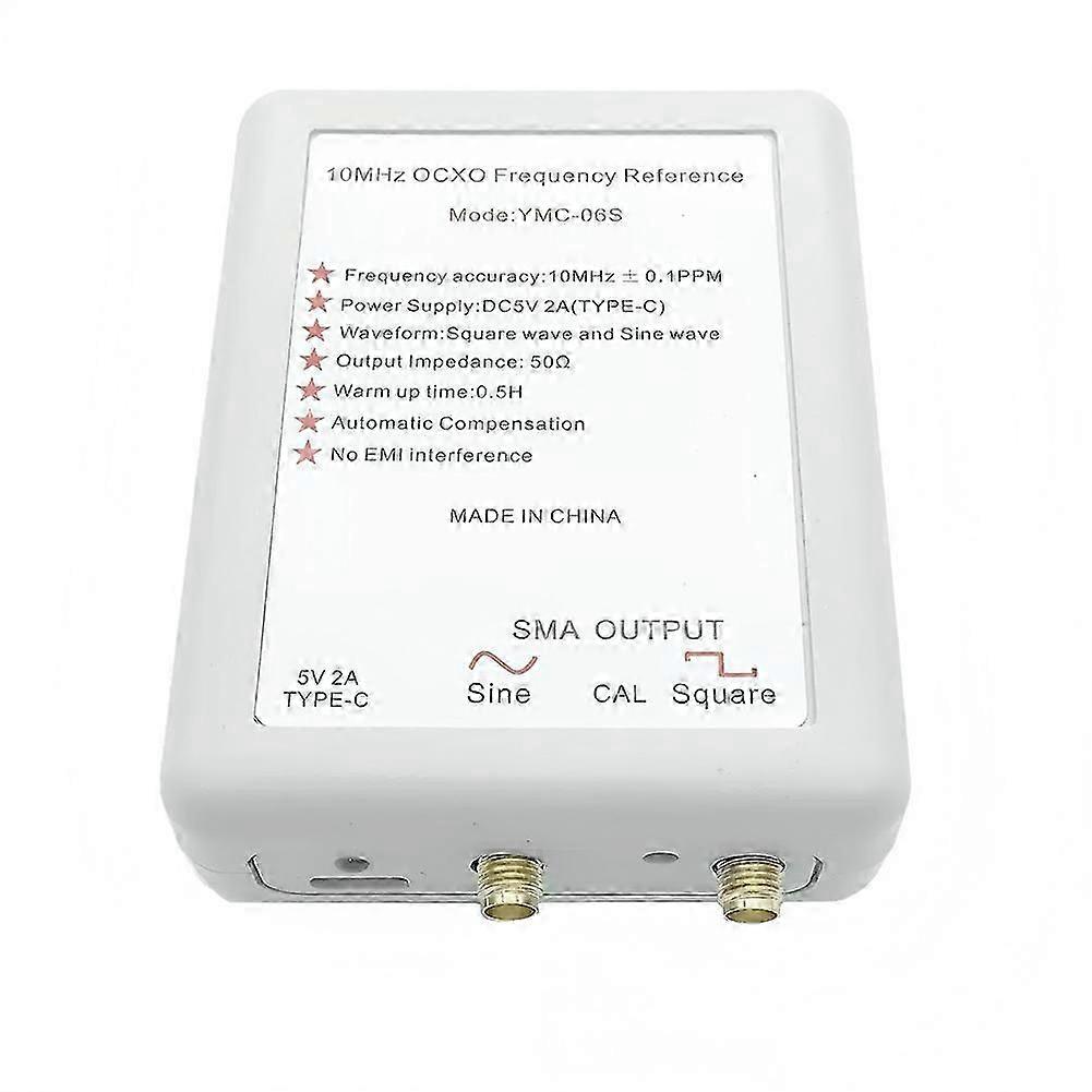 OCXO 10MHz Frequency Reference Module Reference Source Low Phase Noise for Sound System Decoder Frequency Meter No Cable(Wireless)