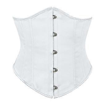 Courtstyles Korsett mit Schnürung für Damen, Kostüm-Highlighter, Cosplay-Event-Bustier, Taillenformer für Partys, Weiß, XL, Neu eingetroffen