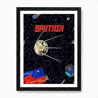 Sputnik: Gagarin space jigsaw puzzle game for adults and kids H0013