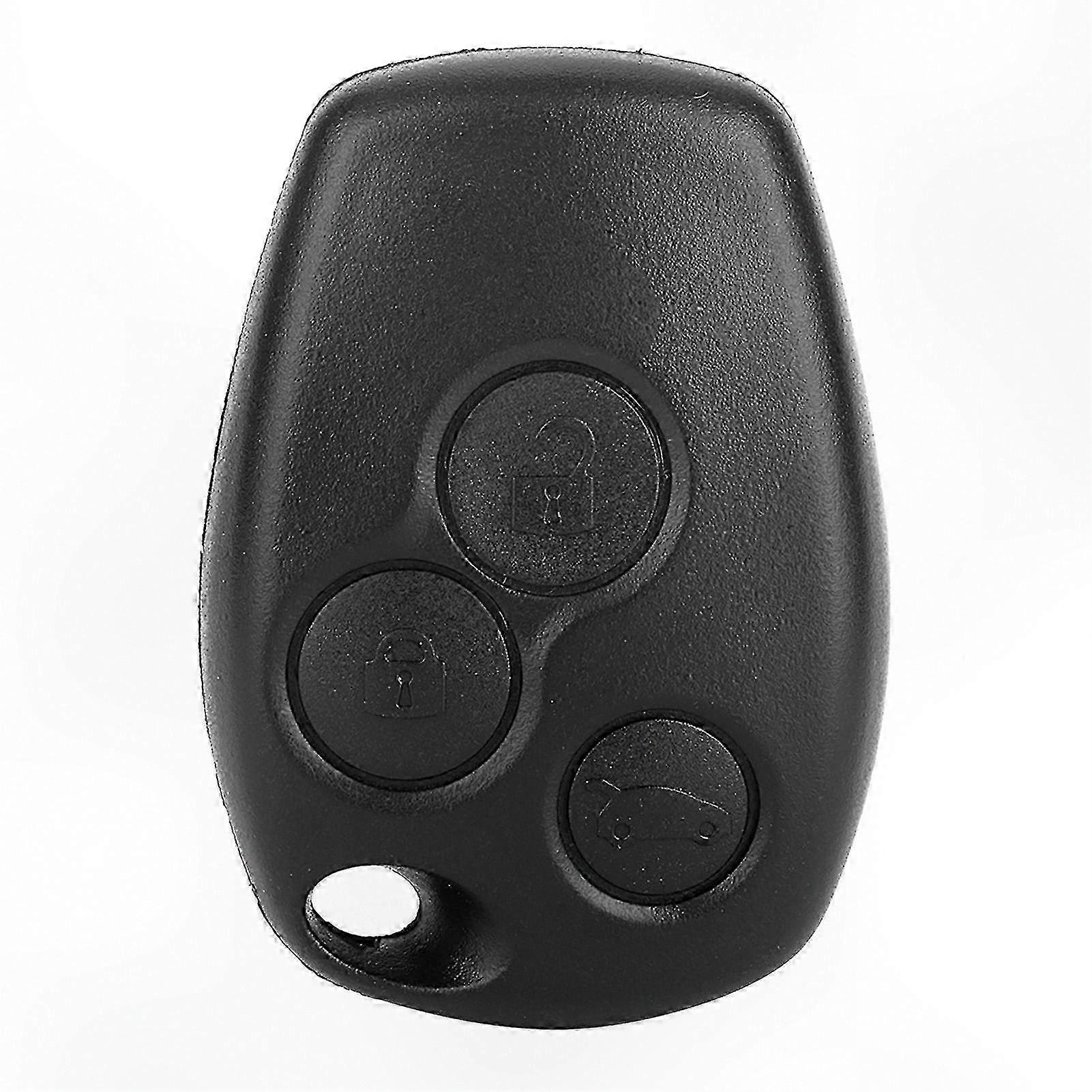 3-Button Key Fob Shell for Renault-Compatible Replacement Case