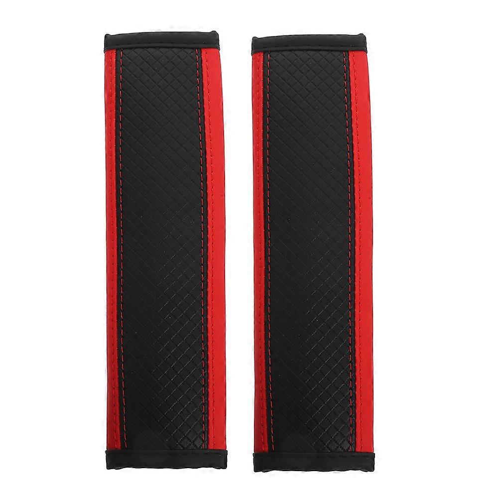 Safety Pads Strap Covers for Protection 2Pcs Black PU Material