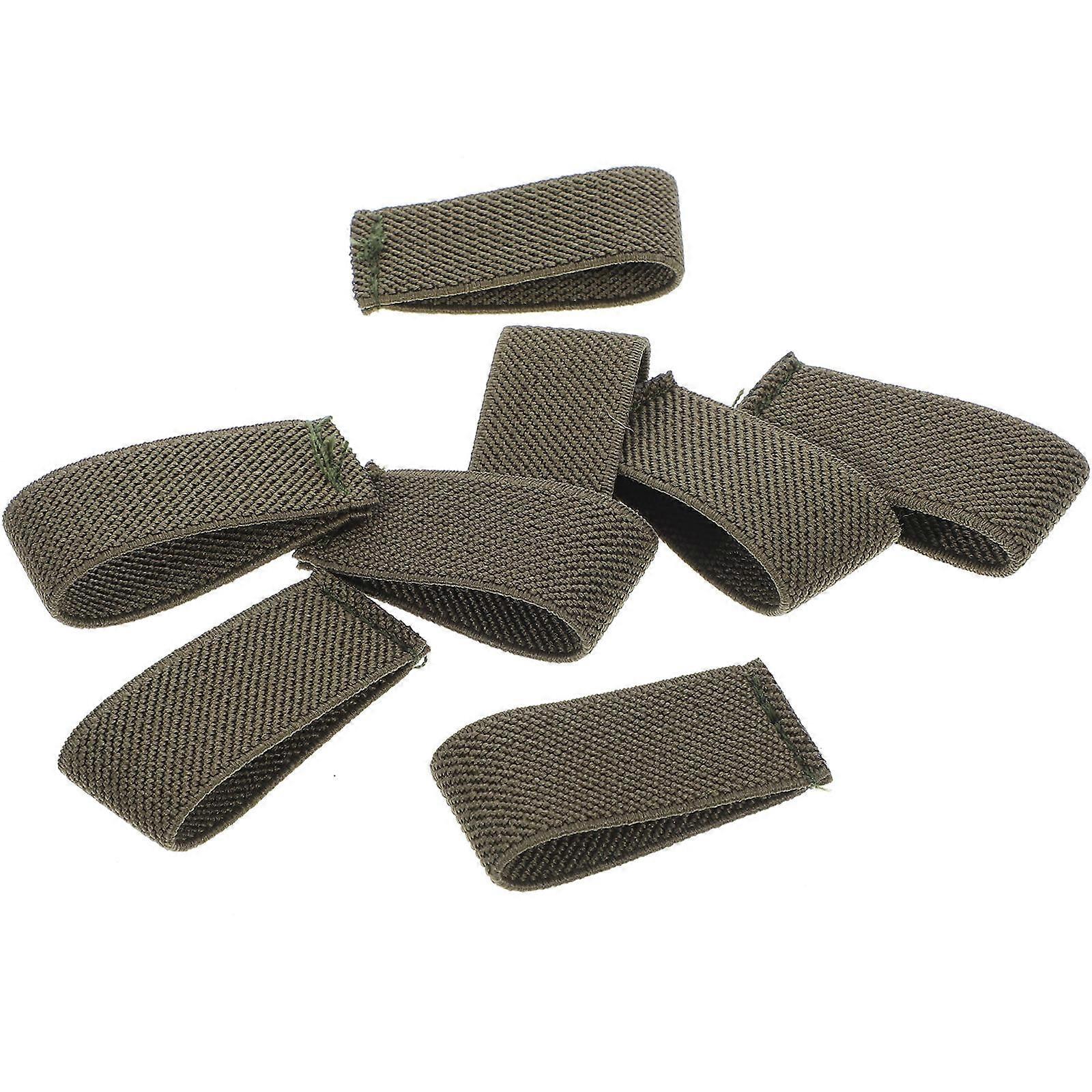 8Pcs Nylon Elastic Belt Keepers Strap Holder for Outdoor Use