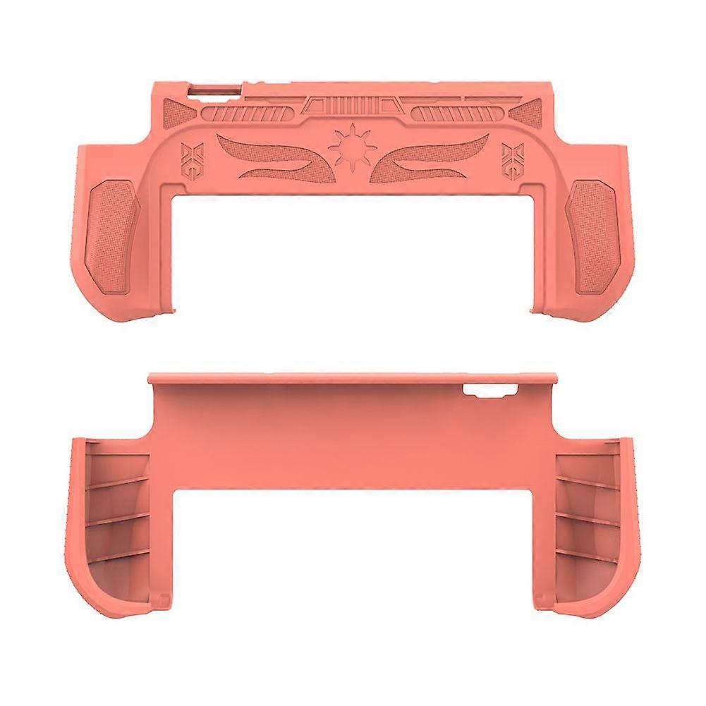 Dockable TPU Protective Case for Nintendo Switch 2 Ergonomic Grip Shockproof Case Enhanced Gaming Experience Orange