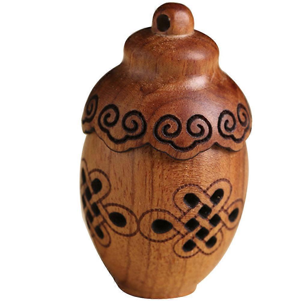Wooden Carving Bottle for Hanging Aromatherapy