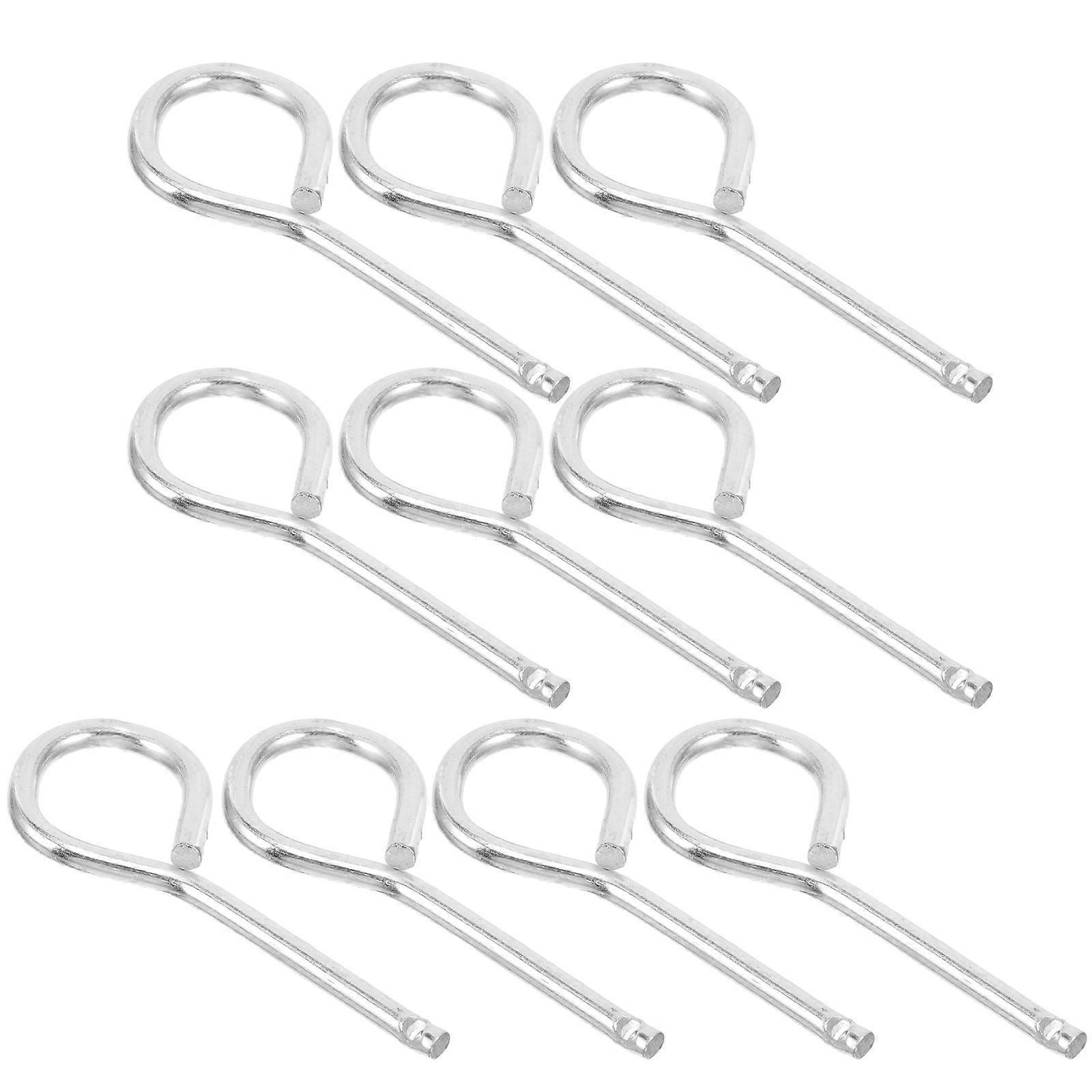 Fire Extinguisher Lock Pins for Emergency Use 10Pcs Iron Pull Pin Replacement