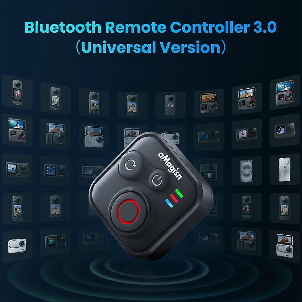 AMAGISN Action Camera Bluetooth Remote Controller 3.0 Universal Version Wireless Shooting Controller for Insta360 for DJI