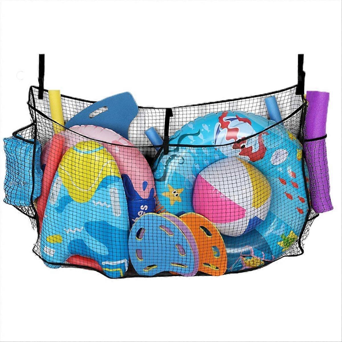 Large Pool Float Toy Storage Net DurableMesh Net Organizer