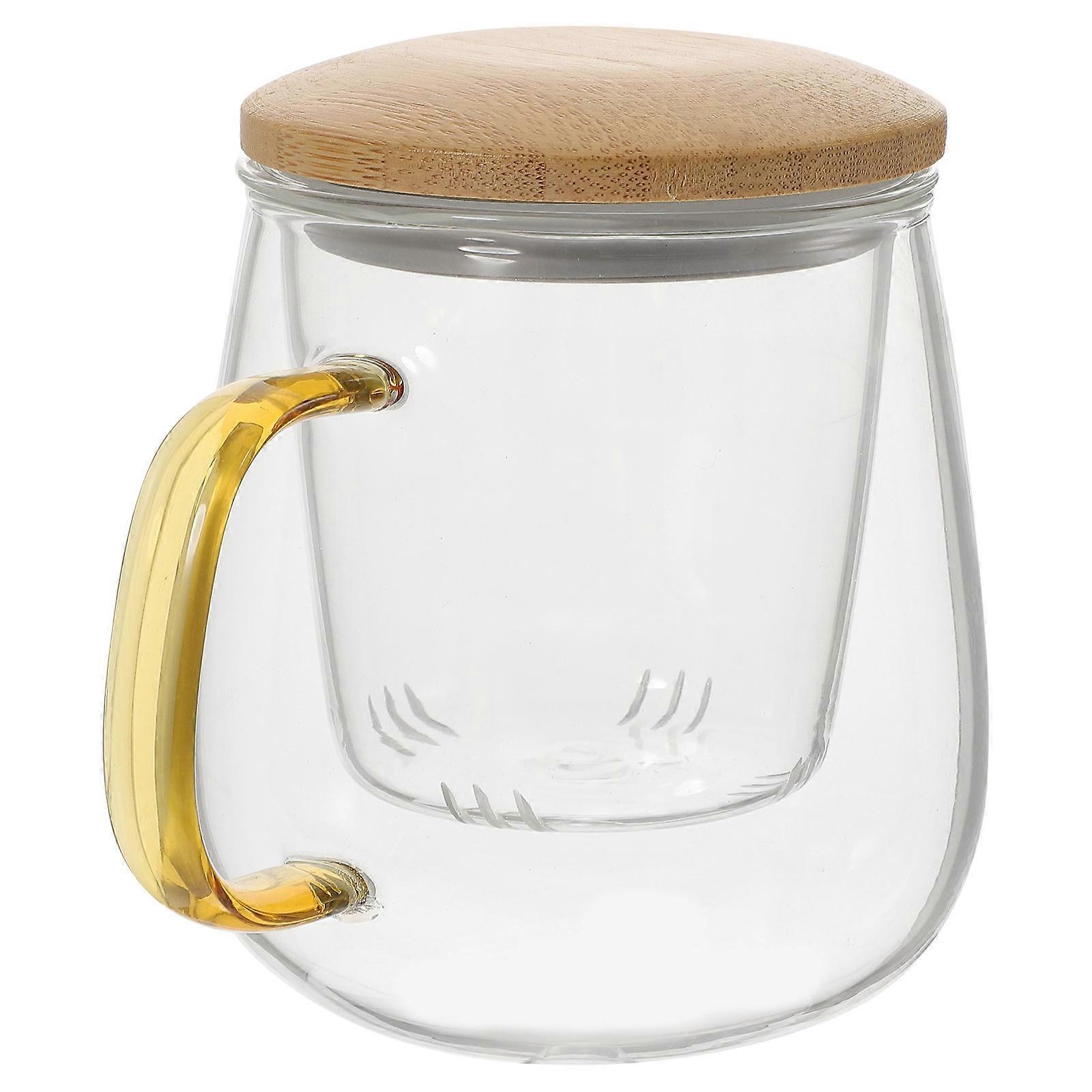 Lid Glass for Loose Leaf Tea Infusing