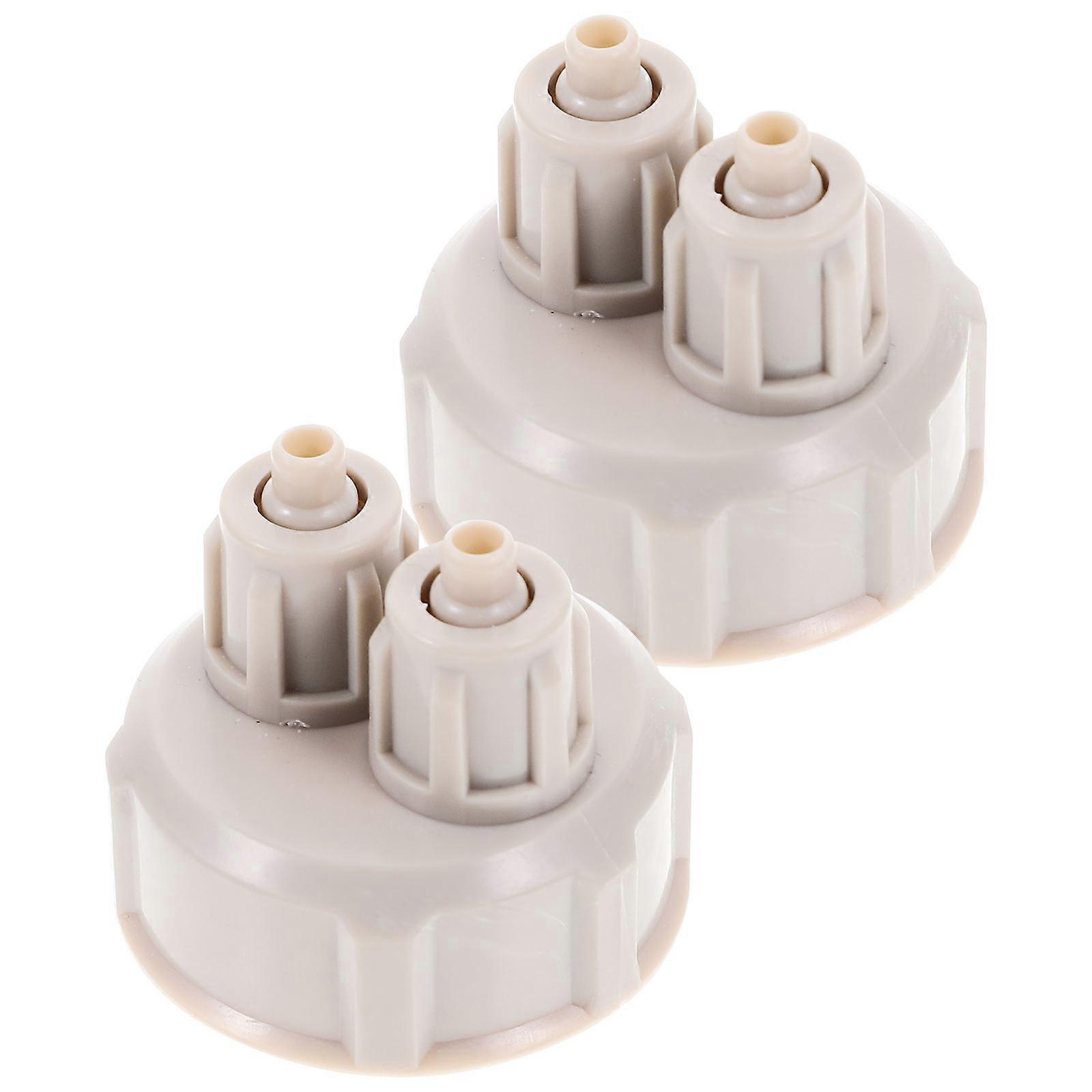 Co2 Bottle Cap Aquarium DIY Co2 Cap for Generating Air 2Pcs Set