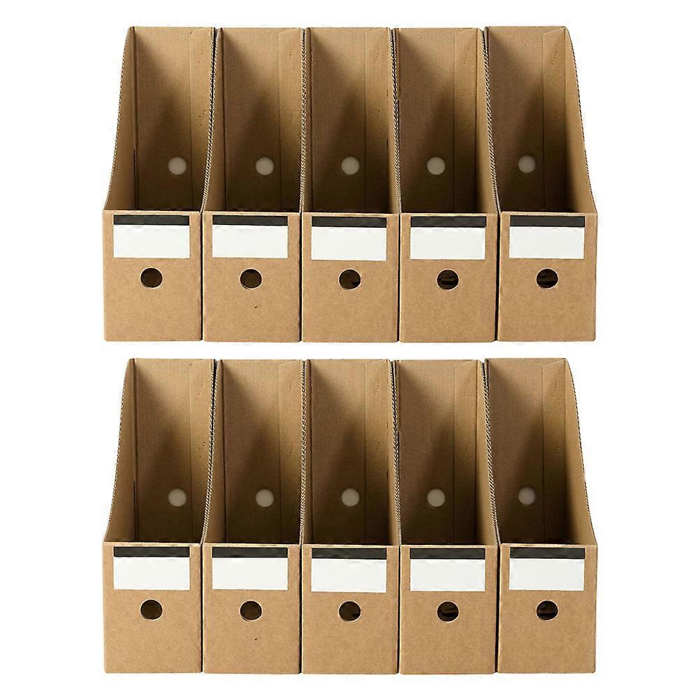 Multi-Functional Cases for Desktop Organization 10Pcs Office Files Storage Holders