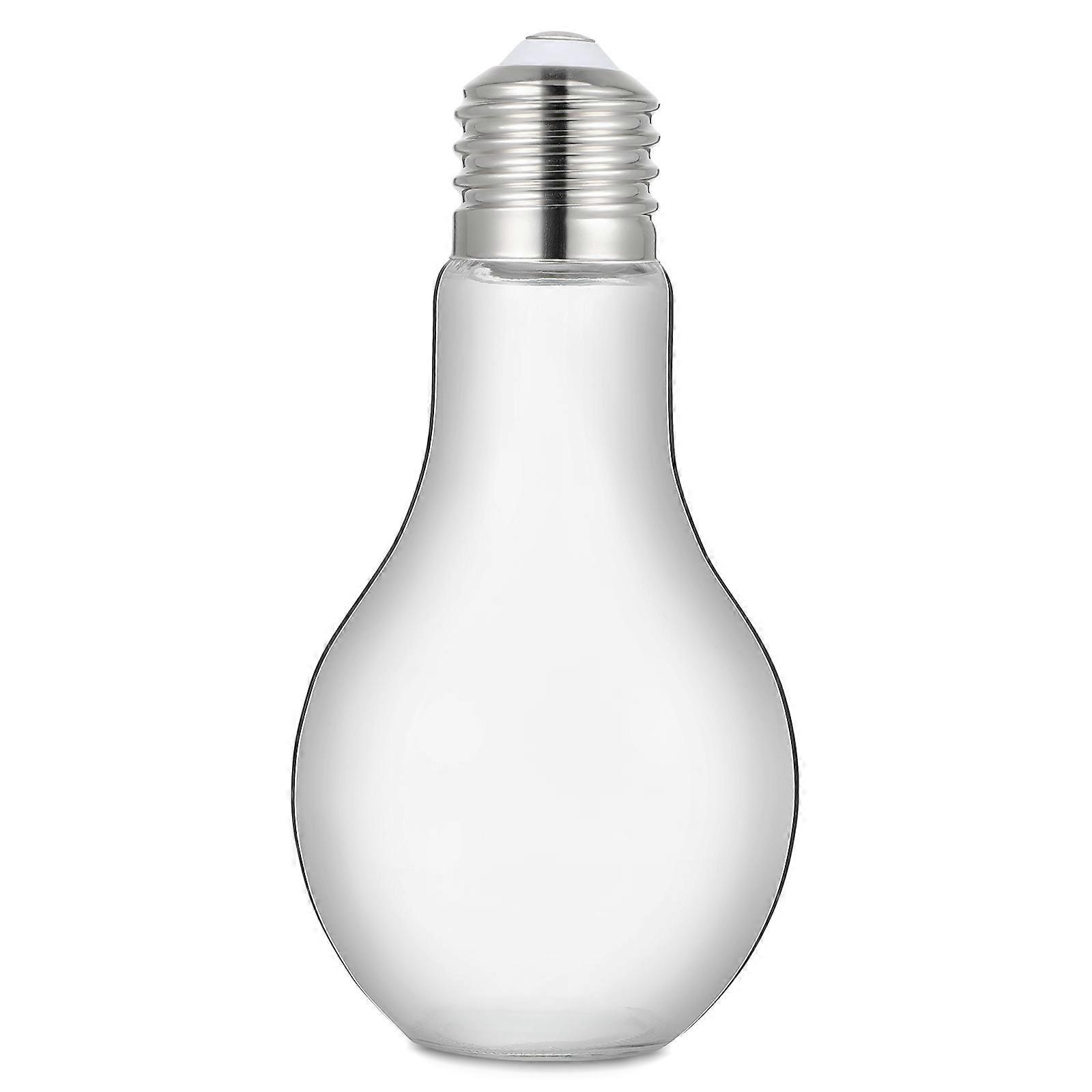 Bulb Bottle Glass Light Bulb Bottle for Drinking Use 500Ml Fenical Set