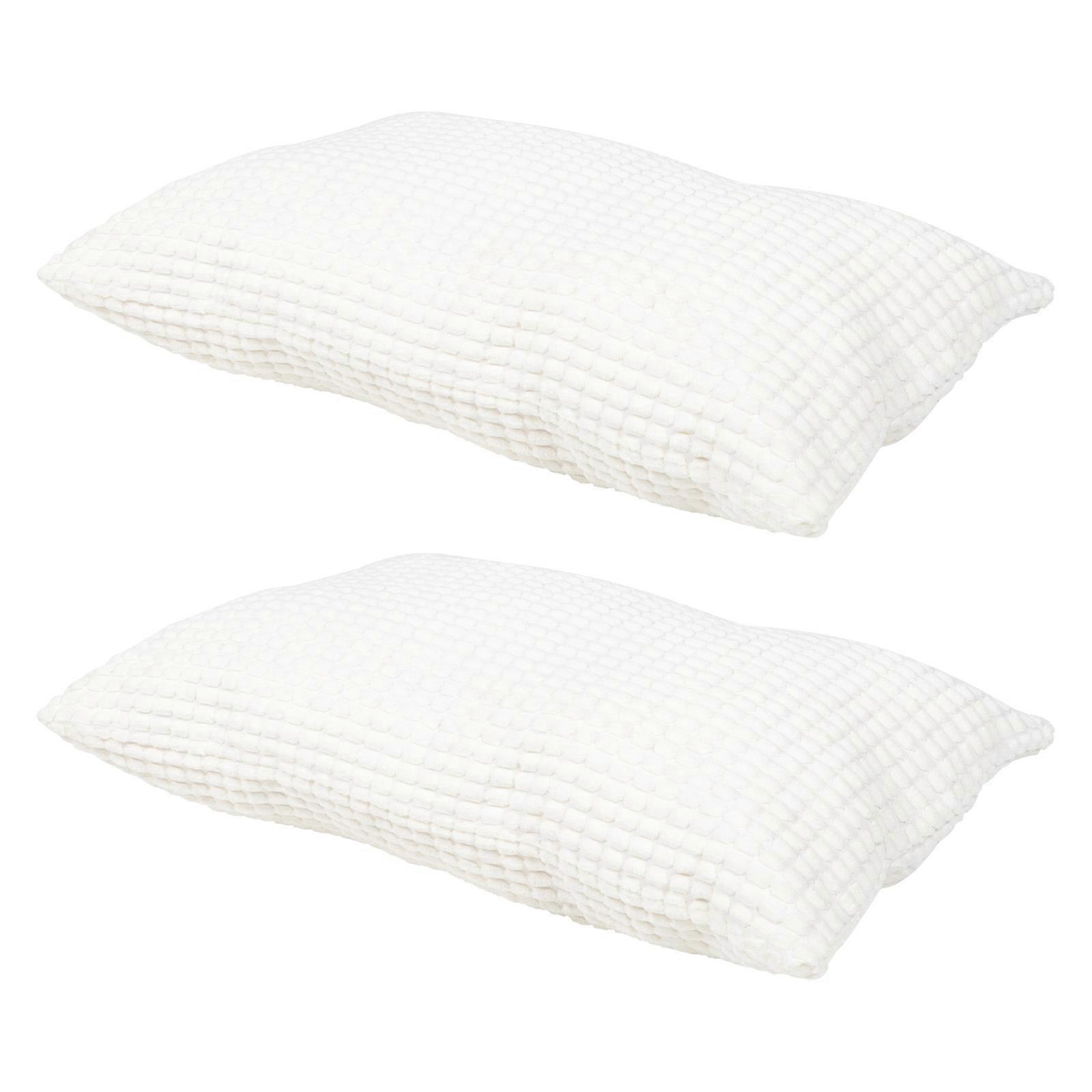 Replaceable Comfortable Sofa Pillowcase White Pillow Covers 10Pcs Set