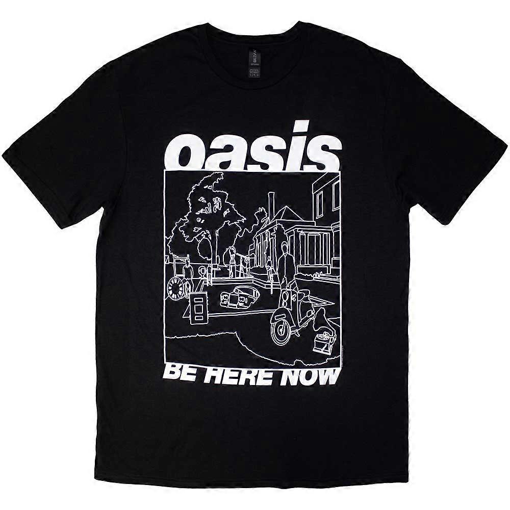 Oasis Be Here Now Line Drawing T Shirt