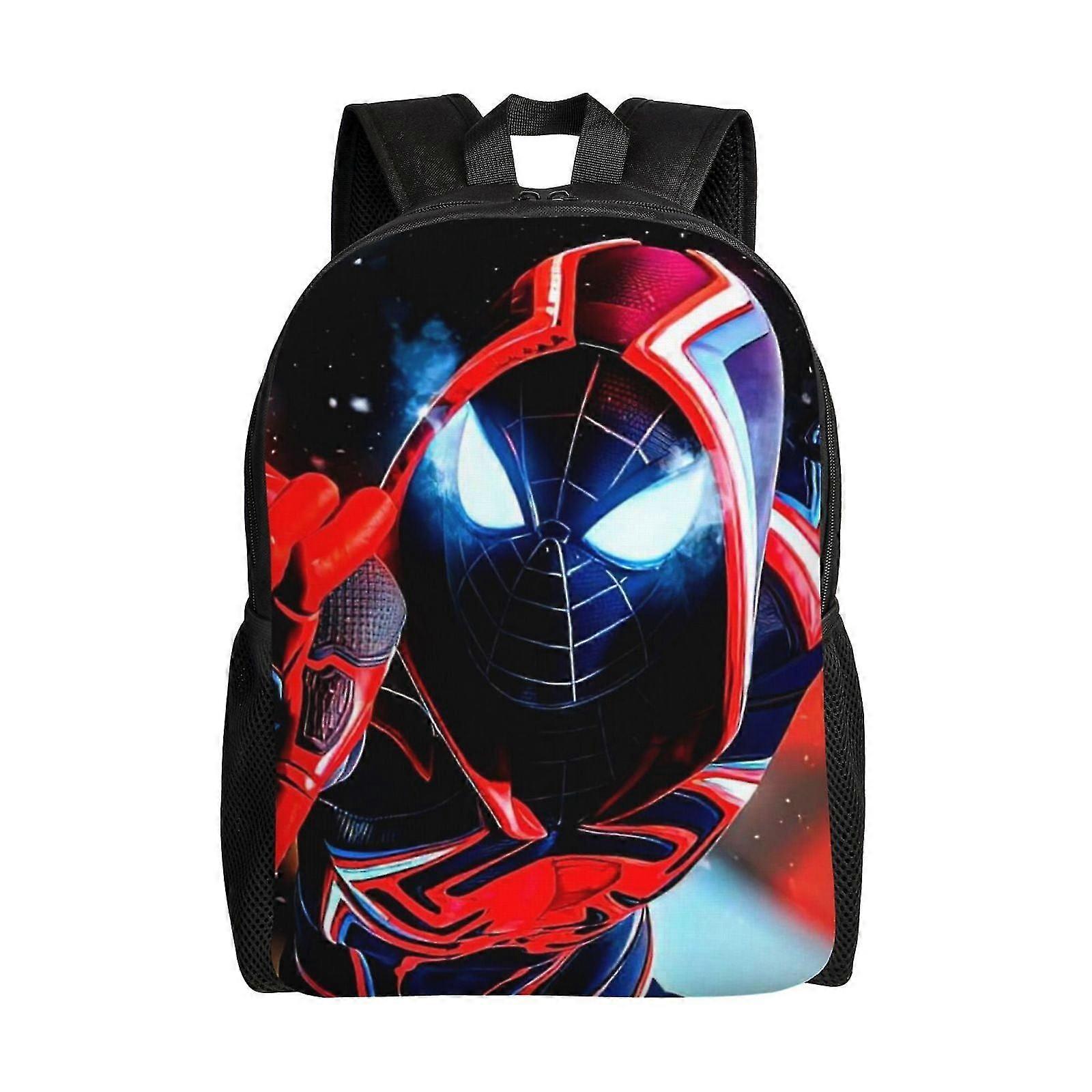 j6167 Miles Morales Backpack, Travel Laptop Backpack, Water Resistant College School Computer Bag, Durable e6167