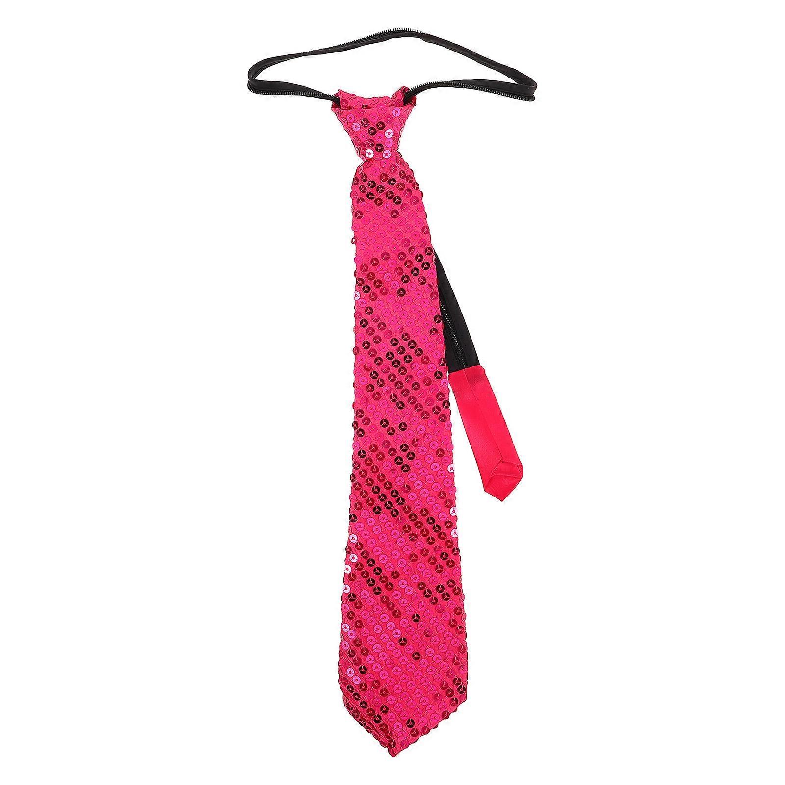 Sequin Bow Tie Necktie for Dance Performance Durable and Comfortable