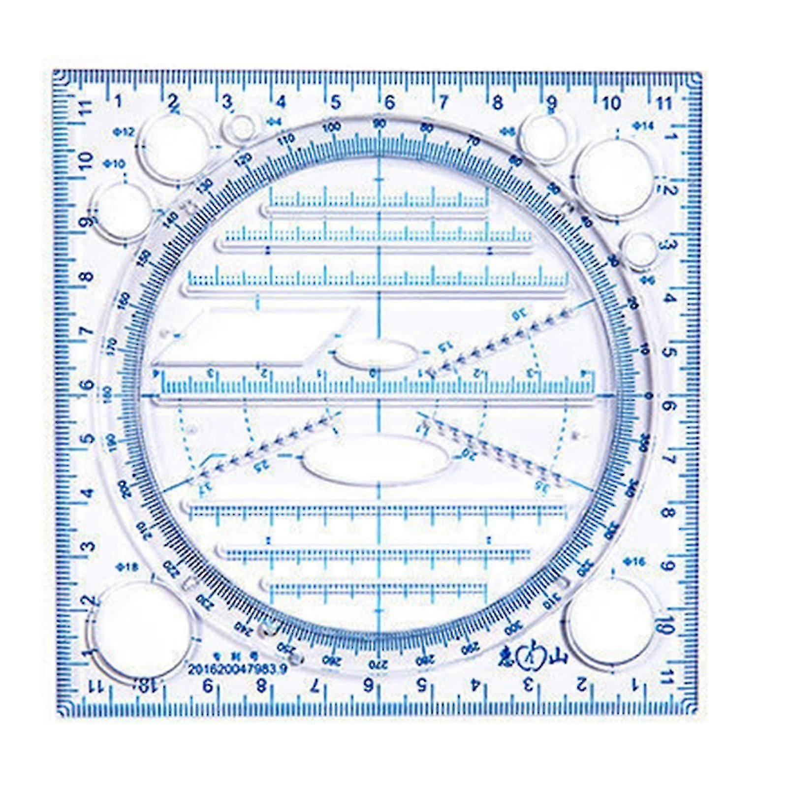 geometric drawing ruler