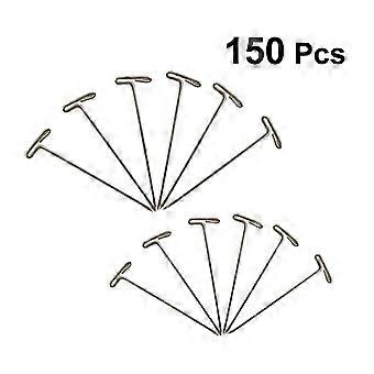 150pcs Steel Wig T-Pins for Blocking Knitting Modelling Crafts 51mm & 38mm