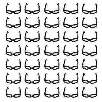 60 Pcs Óculos Miniatura Elegantes para Bonecas, Óculos de Sol da Moda e Mini Óculos para Acessórios de Vestir Bonecas