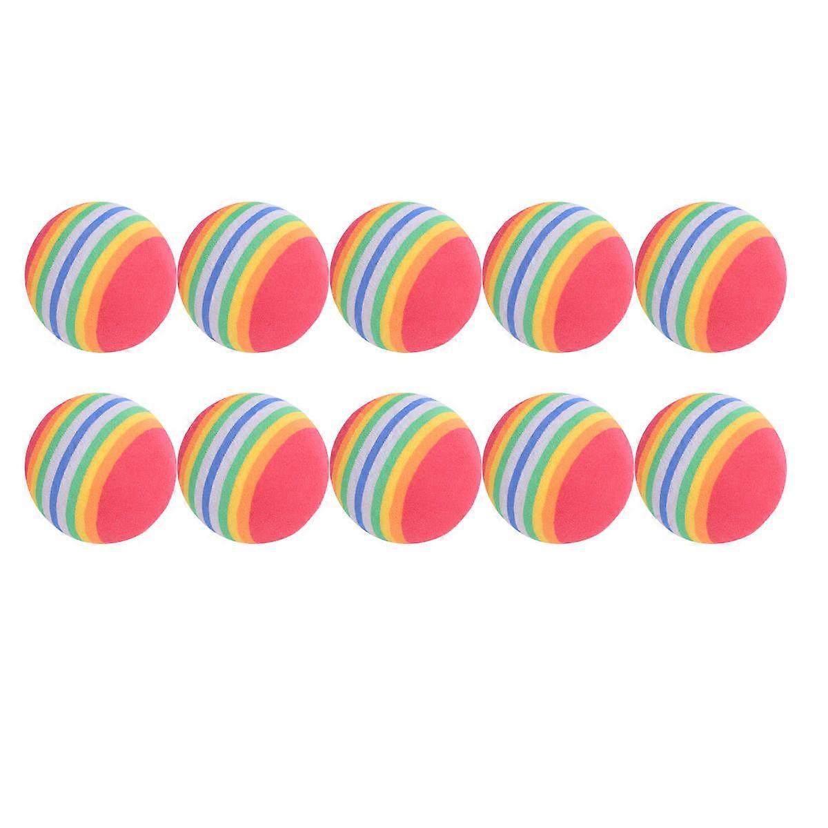 Golf Practice Ball Training Tool 10Pcs Sponge Balls